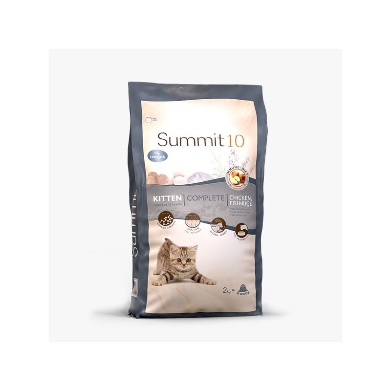 Summit 10 - Kitten &  Gestating Females (Chicken&Fish & Rice) 2kg