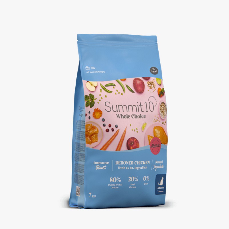 Summit10 - 無穀物益生菌+益生元 成貓配方 (雞肉) 2kg / 7kg