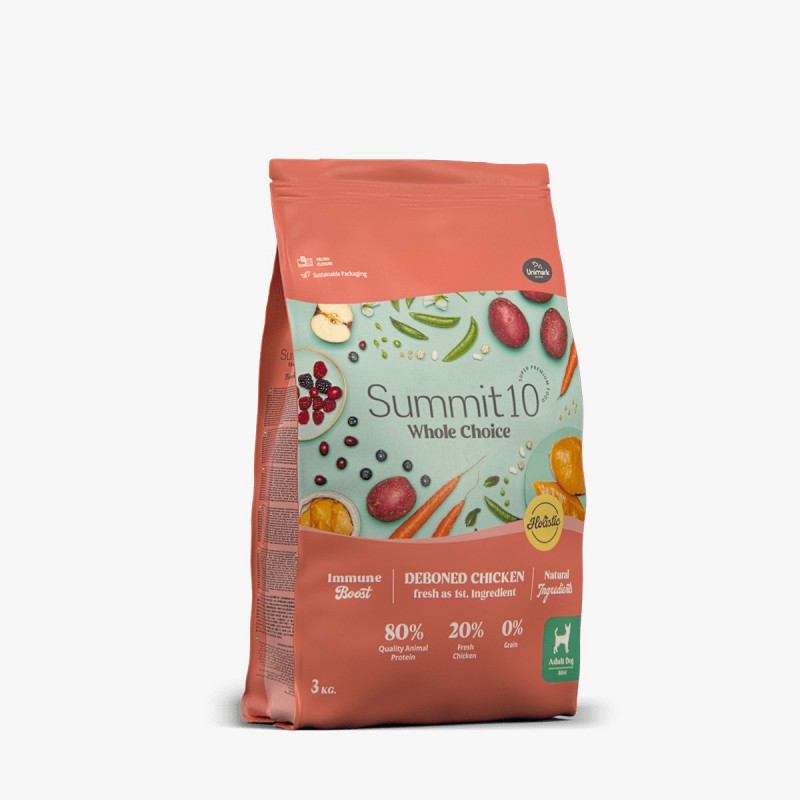 Summit10 - 無穀物益生菌+益生元 小型成犬配方 (雞肉) 3kg